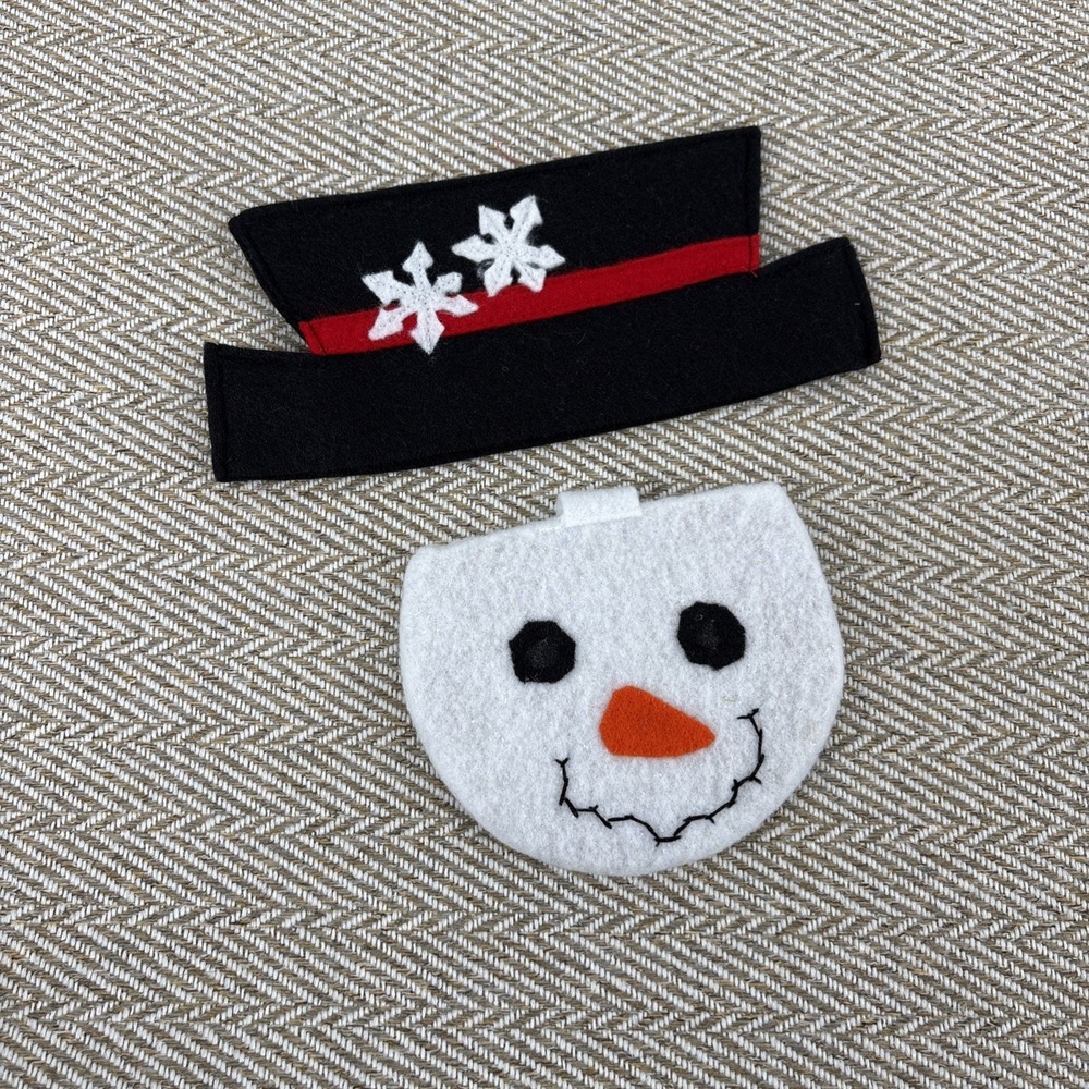 Longaberger Snowman Face For Sm Wrought Iron Snowman